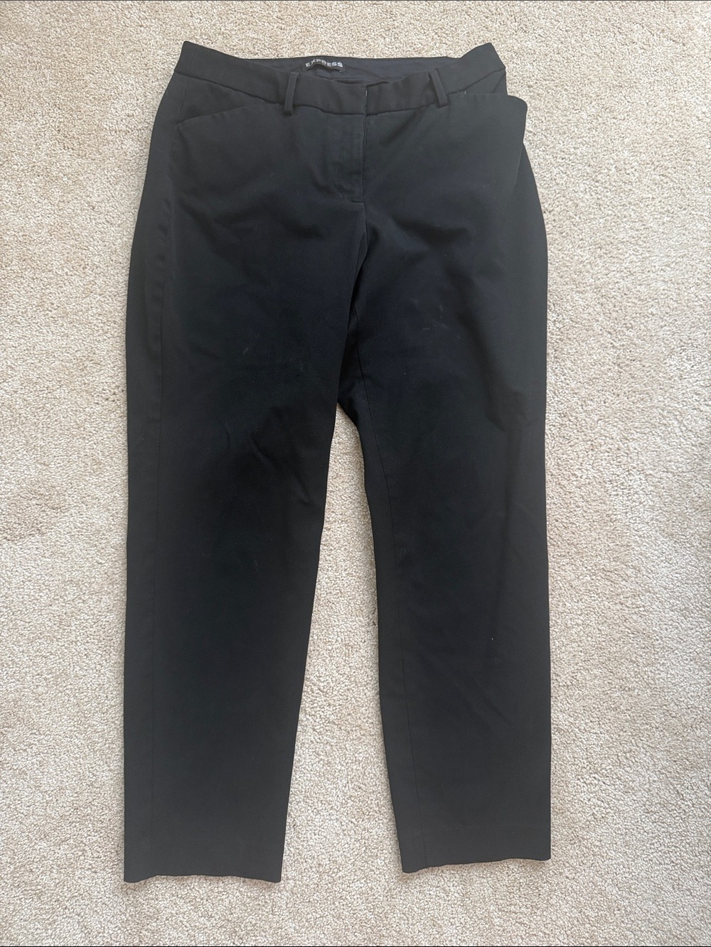 Express Women's Black Straight-Leg Dress Pants
